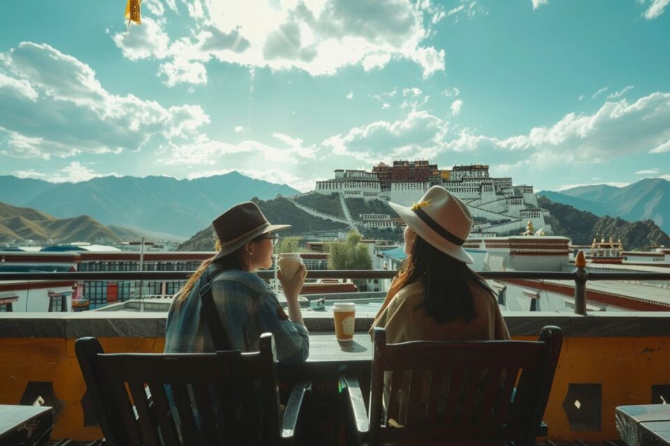 티벳 관광객