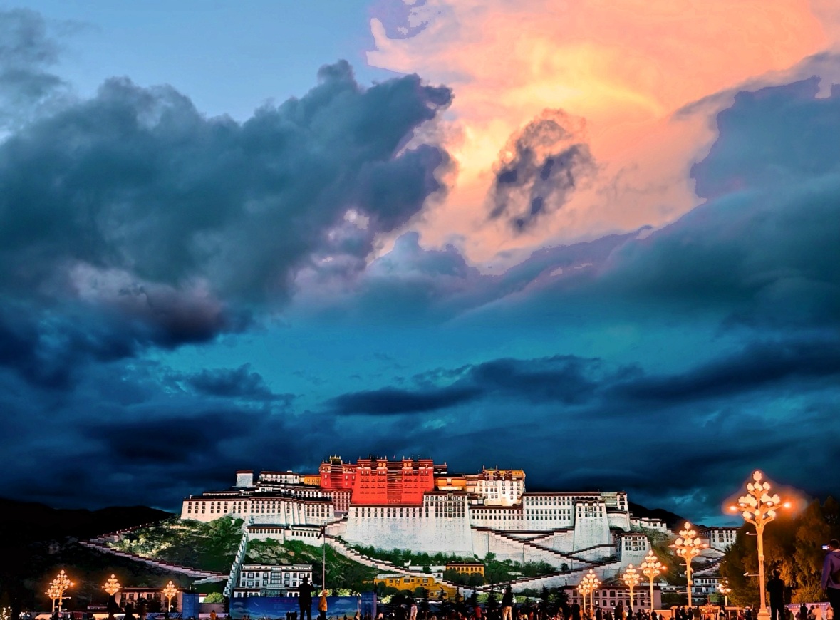 tibet lhasa potala palace night 티벳여행 전문 현지여행사
