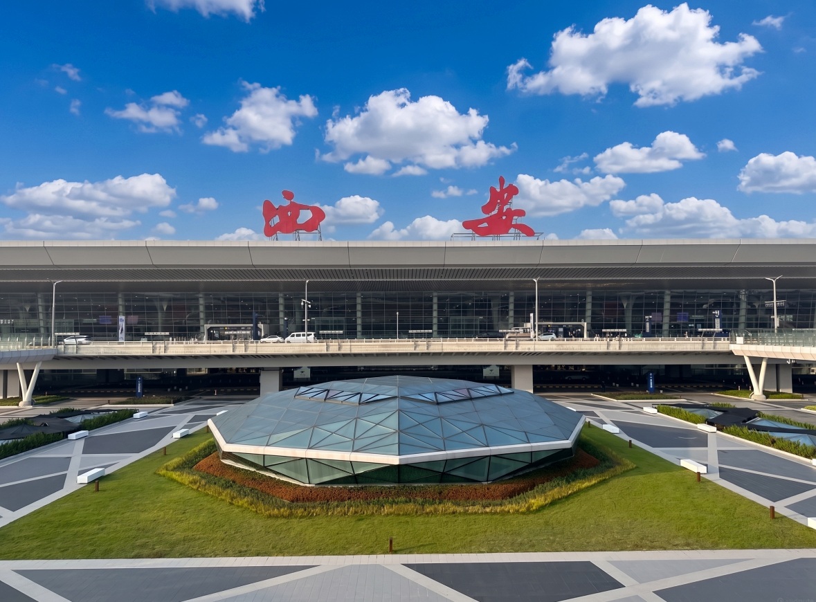 xian airport modern building 티벳여행 전문 현지여행사