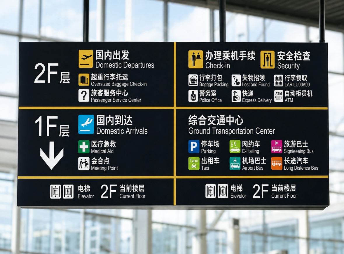 airport direction sign domestic departures arrivals 티벳여행 전문 현지여행사